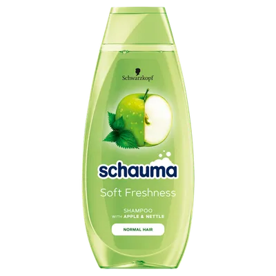 Schwarzkopf Schauma Soft Freshness, Szampon do włosów normalnych `Jabłko i pokrzywa`