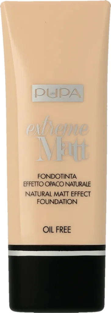 PUPA Extreme Matt, Natural Matt Effect Foundation  Oil Free (Podkład do twarzy)