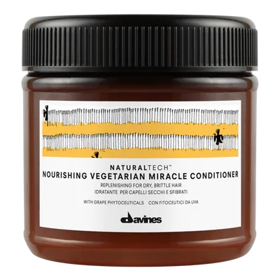 Davines Natural Tech, Nourishing Vegetarian Miracle (Odżywka nawilżająca do suchych, łamliwych włosów)