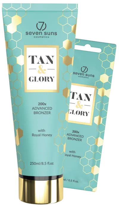 7Suns Cosmetics Tan & Glory 200x Advanced Bronzer (Balsam do opalania w solarium)