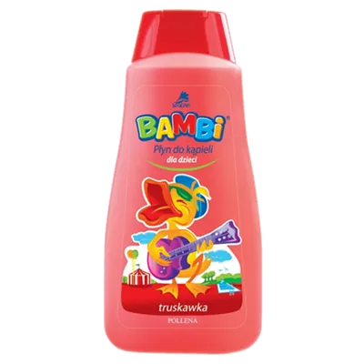 Bambi Płyn do kąpieli `Truskawka`
