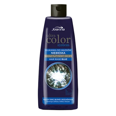 Joanna Ultra Color System, Płukanka do włosów niebieska