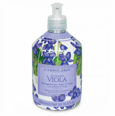 L'Erbolario Accordo Viola Hand and Body Cleanser (Żel do mycia rąk i twarzy)
