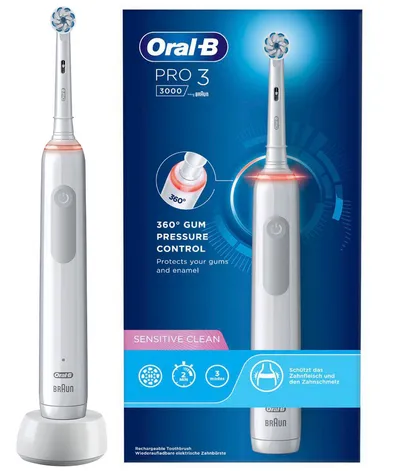 Oral-B Szczoteczka elektryczna Pro 3 3000 Sensitive Clean