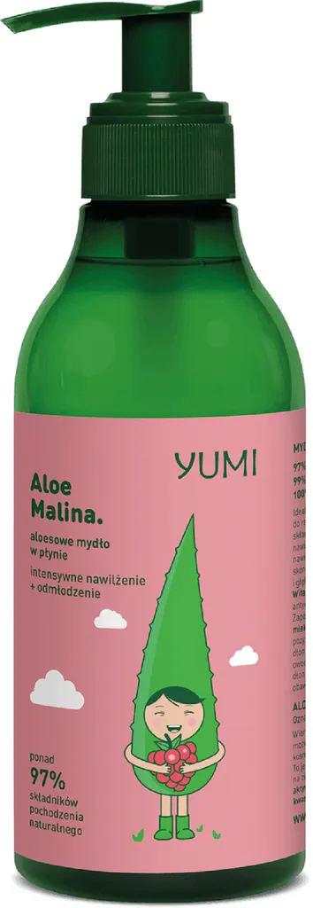 Yumi Aloesowe mydło w płynie `Aloe Malina`