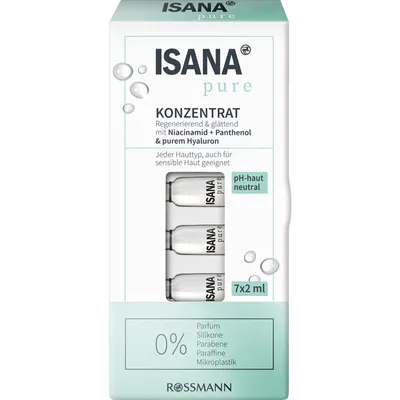 Isana Pure, Konzentrat (Ampułki do twarzy)