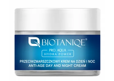 Biotaniqe Pro.Aqua Hydra Power,  Anti-age Day and Night Cream (Przeciwzmarszczkowy krem na dzień i noc)