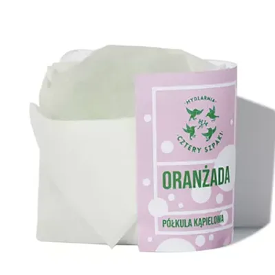 Mydlarnia Cztery Szpaki Półkula do kąpieli `Oranżada`