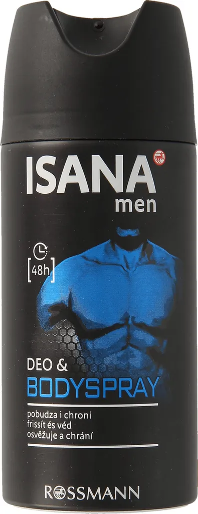 Isana Men, Deo & Bodyspray (Dezodorant i spray do ciała z kompleksem aktywnym)