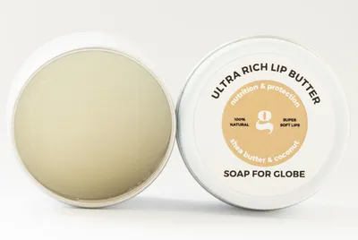 Soap for globe Shea Butter & Coconut, Ultra Rich Lip Butter (Kokos, Masełko do ust)