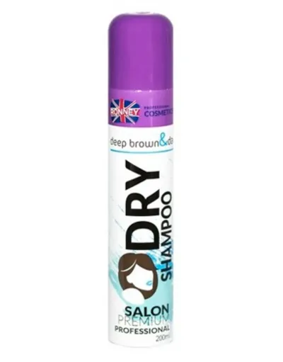 Ronney Dry Shampoo Deep Brown & Dark (Suchy szampon do włosów ciemnych i czarnych)