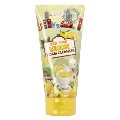 Esfolio Tea Time Lemon Foam Cleanser (Pianka oczyszczająca do twarzy z ekstraktem z cytryny)