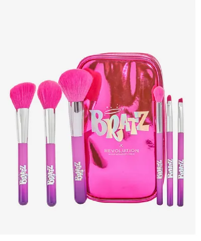 Revolution Beauty (Makeup Revolution) Makeup Revolution x Bratz, Brush Kit (Zestaw pędzli do makijażu z kosmetyczką)