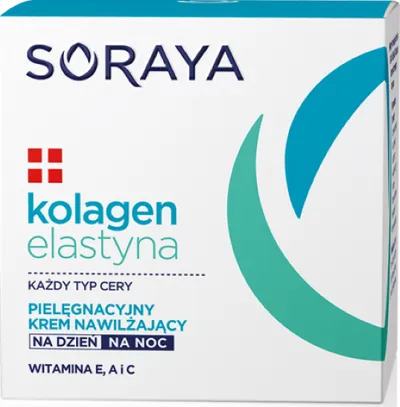 Soraya Kolagen + Elastyna Pielęgnacyjny krem nawilżający na dzień i na noc