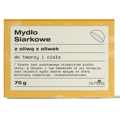 Vis Plantis Mydło siarkowe z olejem z oliwek
