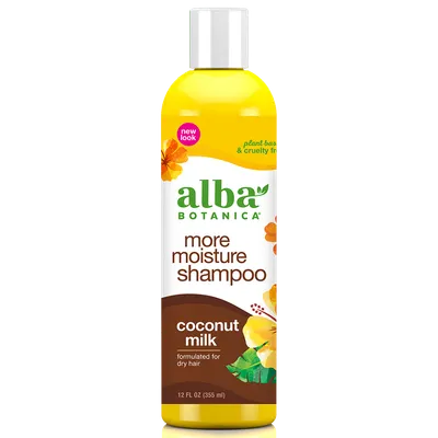 Alba Botanica More Moisture, Shampoo Coconut Milk (Szampon do włosów z mleczkiem kokosowym)