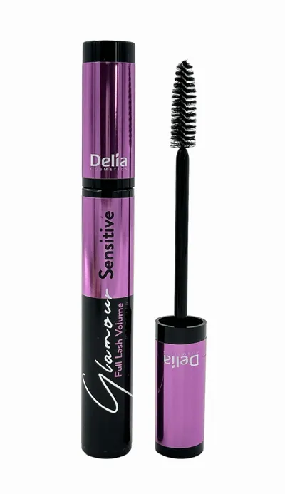 Delia Glamour Sensitive, Full Lash Volume Mascara (Tusz do wrażliwych oczu)