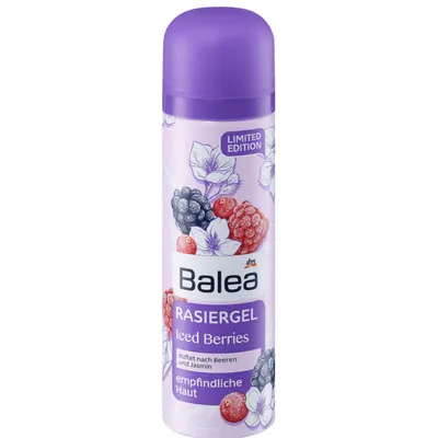 Balea Rasiersgel Iced Berries (Żel do golenia o zapachu mrożonych jagód i jaśminu)