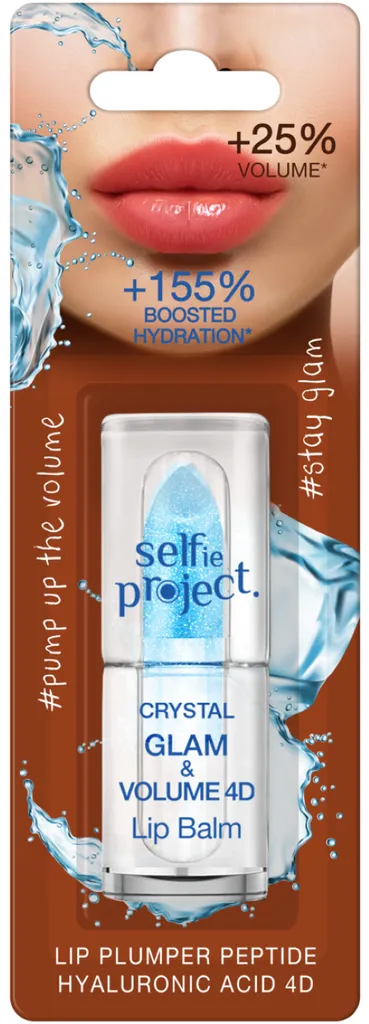 Selfie Project Crystal Glam & Volume, 4D Lip Balm (Balsam do ust)