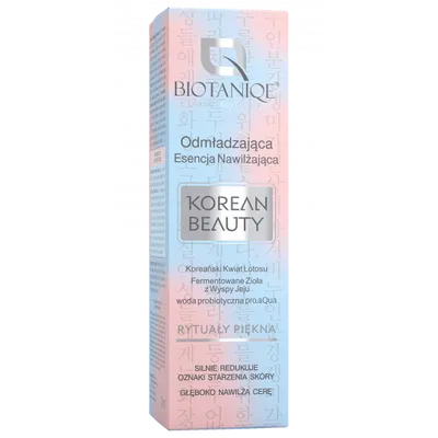 Biotaniqe Korean Beauty, Odmładzająca esencja nawilżająca