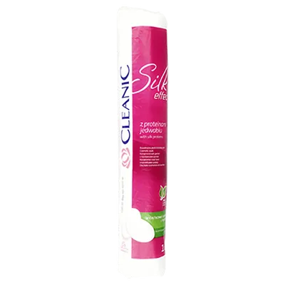 Cleanic Płatki kosmetyczne z jedwabiem `Silk Effect'