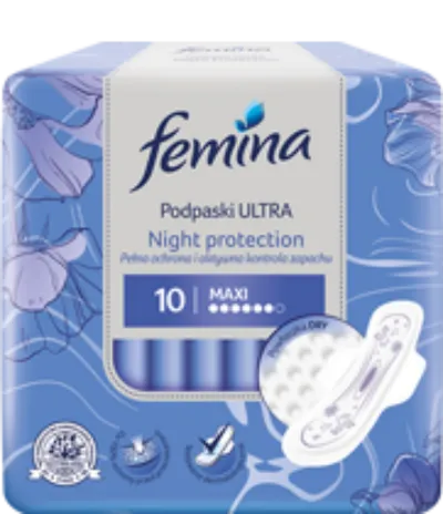 Femina Podpaski higieniczne ultra `Night Protection`