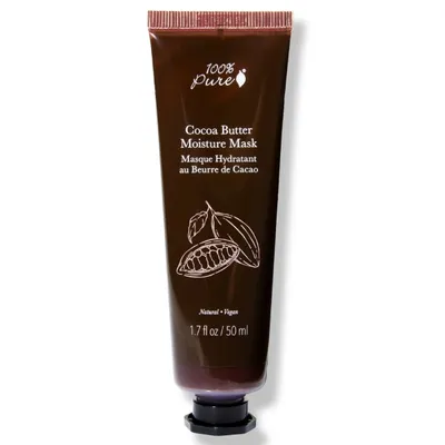 100% Pure Cocoa Butter, Moisture Mask (Nawilżająca maseczka do twarzy z masłem kakaowym)