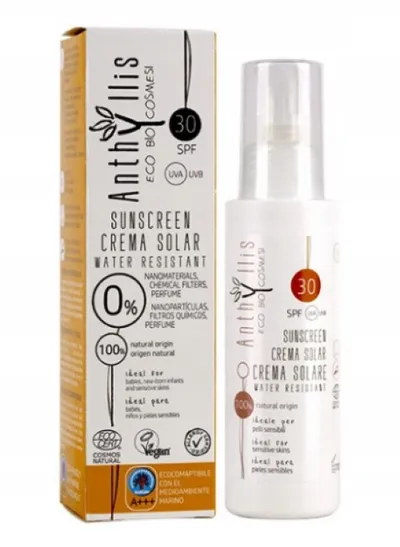 Baby Anthyllis Sunscreen Crema Solar SPF 30 (Bio krem przeciwsłoneczny)