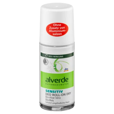 Alverde Sensitiv Deo Roll - On Dry (Łagodny deozodrant w kulce)
