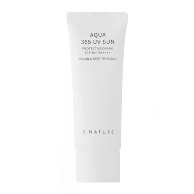 S.Nature Aqua 365 UV Sun SPF 50+ PA++++ (Lekki nawilżający krem do twarzy z pantenolem i kwasem hialuronowym SPF50+PA++++)