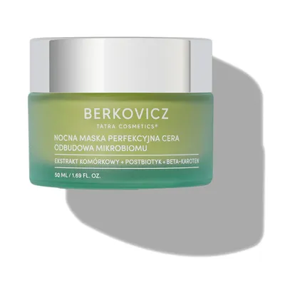 Berkovicz Tatra Cosmetics Perfekcyjna Cera, Probiotyczna Odbudowa Mikrobiomu, Nocna maska
