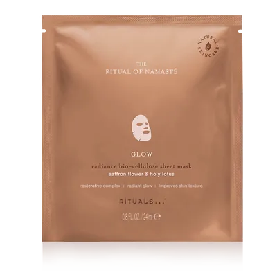 Rituals The Rituals of Namaste, Glow Radiance Sheet Mask (Maseczka  zwalczająca oznaki starzenia)