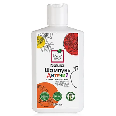 Eco Krasa Naturalny szampon dla dzieci `Granat i rokitnik`