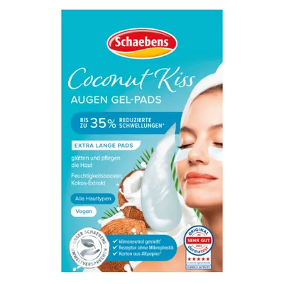 Schaebens Coconut Kiss, Eye Gel Pads (Żelowe płatki pod oczy)