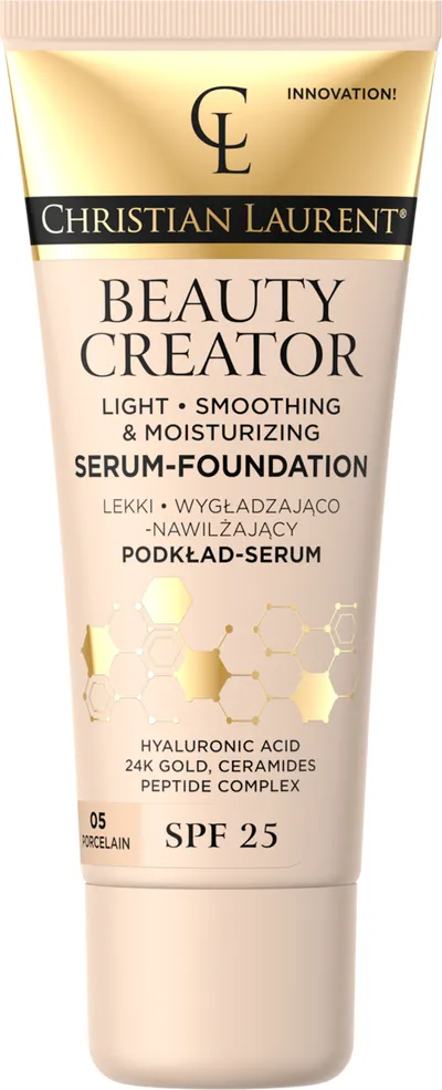 Christian Laurent Beauty Creator, Lekki wygładzająco-nawilżający podkład-serum SPF 25