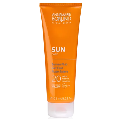 AnneMarie Börlind Sun Care, Sun Fluid SPF 20 (Organiczna emulsja - mleczko do opalania)