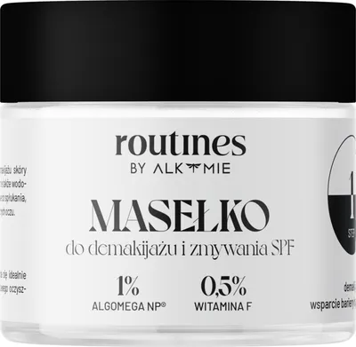 Routines by Alkmie Masełko do demakijażu i zmywania SPF