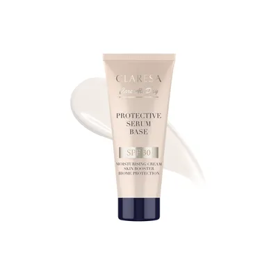 Claresa Care All Day, Protective Serum Base SPF30 (Nawilżająca serum baza do twarzy z filtrem SPF30)