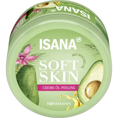 Isana Soft Skin Creme-Öl-Peeling Avocado (Peeling do ciała `Awokado`)