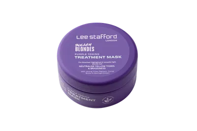Lee Stafford Bleach Blondes, Purple Toning Treatment Mask (Fioletowa maska ​​tonująca)