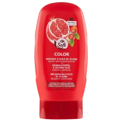 Carrefour Soft, Color Conditioner (Odżywka chroniąca kolor z ekstraktem z granatu i olejkiem jojoba)