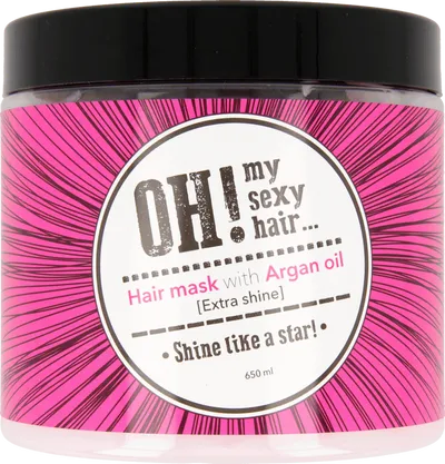 OH! my sexy hair Hair Mask with Argan Oil 'Extra Shine' (Maska do włosów z olejkiem arganowym 'Super rewitalizująca')
