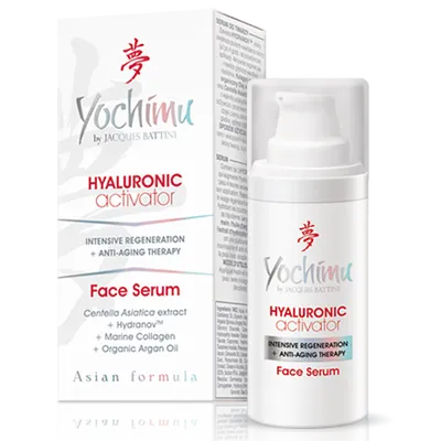 Jacques Battini Yochimu by Jacques Battini, Hyaluronic Activator,  Intensive Regeneration + Anti-aging Therapy Serum (Serum do twarzy, szyi i dekoltu)