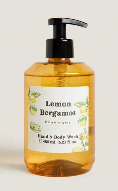 Zara Home, Hand & Body Wash Lemon Bergamot (Mydło w płynie do rąk)