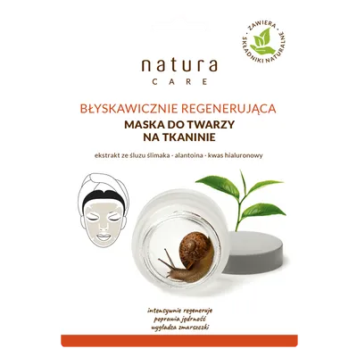 Natura Care Błyskawicznie regenerująca maska do twarzy na tkaninie