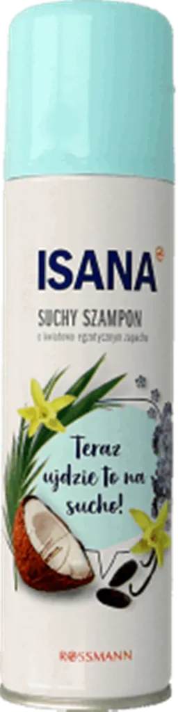 Isana Wow! Tolles Haar! Trockenshampoo (Suchy szampon o kwiatowo- egzotycznym zapachu `Teraz to ujdzie na sucho! `)