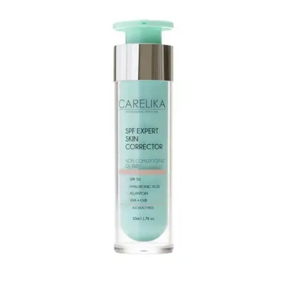 Carelika SPF Expert, Skin Corrector  SPF50 (Tonujący krem ochronny SPF50)