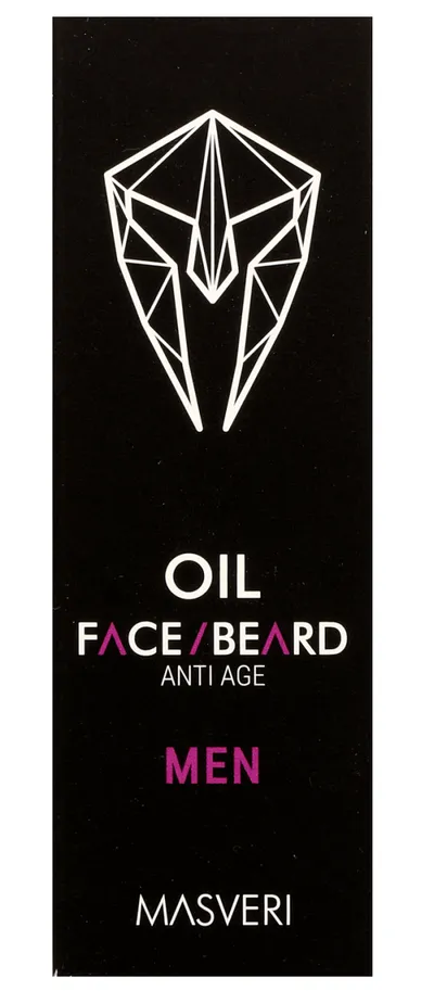Masveri Men, Oil Face / Beard Anti-age (Olejek do twarzy i brody anti-age )