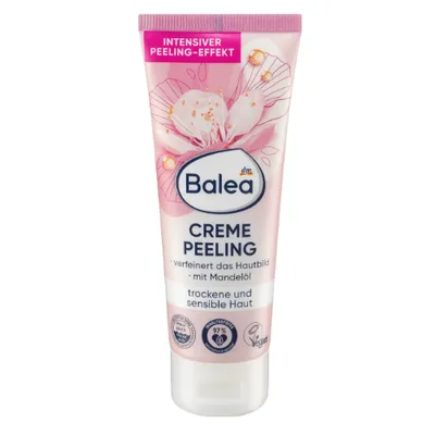 Balea Mandeloel, Peeling Creme (Kremowy peeling do twarzy z olejkiem migdałowym)