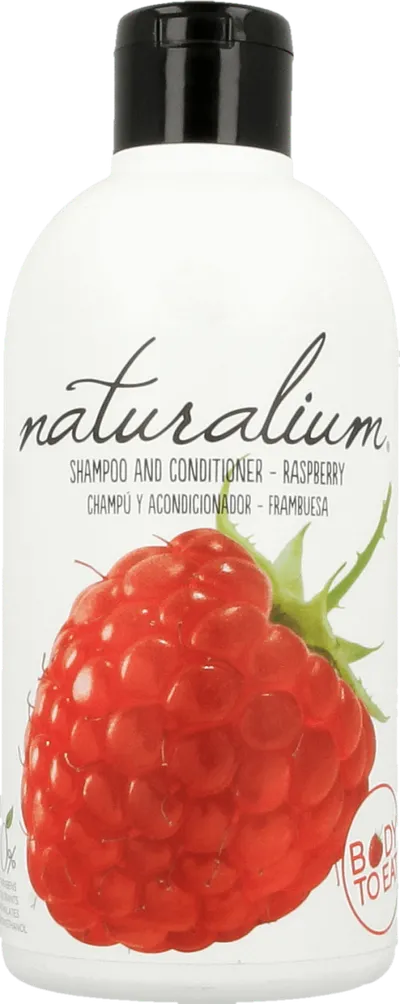 Naturalium Fruit Pleasure, Raspberry, Shampoo and Conditioner (Szampon i odżywka 2 w 1)